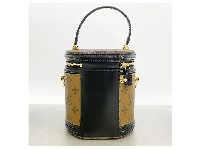 Borsa Louis Vuitton Monogram Reverse Cannes Marrone - vista 9