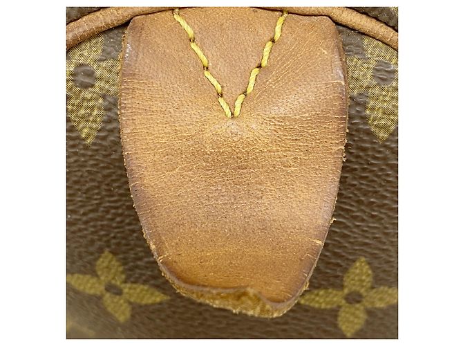 Borsa Louis Vuitton Monogram Speedy 40 Marrone - vista 5