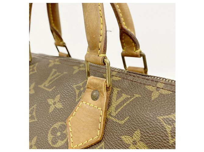 Borsa Louis Vuitton Monogram Speedy 40 Marrone - vista 8