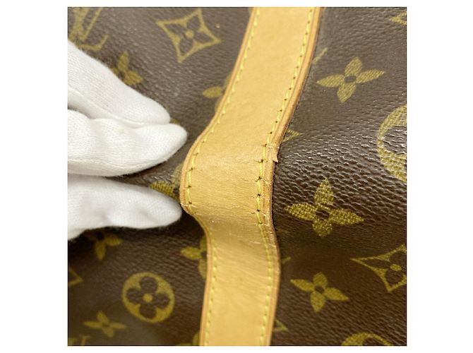 Louis Vuitton Boston Monogram Keepall Bandoulière 60 Marrone - vista 11