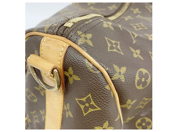 Louis Vuitton Boston Monogram Keepall Bandoulière 60 Marrone - vista 12