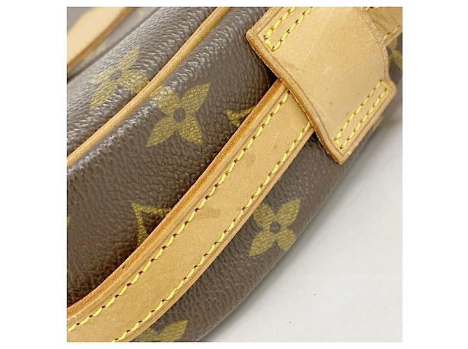 Borsa a tracolla Louis Vuitton Monogram Jeune Fille PM Marrone - vista 10