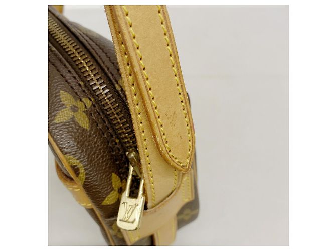 Borsa a tracolla Louis Vuitton Monogram Jeune Fille PM Marrone - vista 14