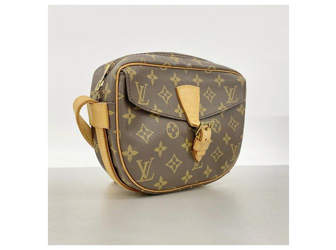 Borsa a tracolla Louis Vuitton Monogram Jeune Fille PM Marrone - vista 2
