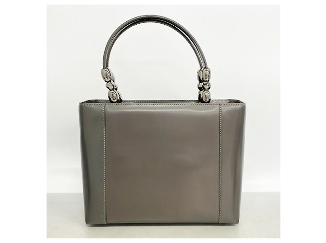 Borsa in pelle Christian Dior Maris Pearl Marrone - vista 10