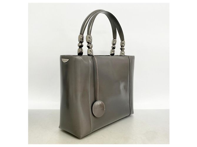 Borsa in pelle Christian Dior Maris Pearl Marrone - vista 2