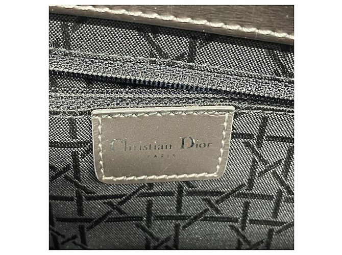 Borsa in pelle Christian Dior Maris Pearl Marrone - vista 5