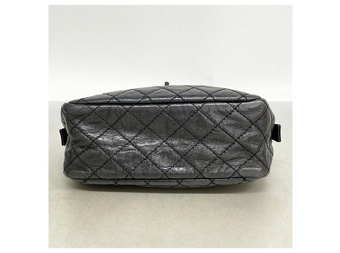 Borsa a tracolla Chanel 2.55 in pelle matelassé nera Nero - vista 3