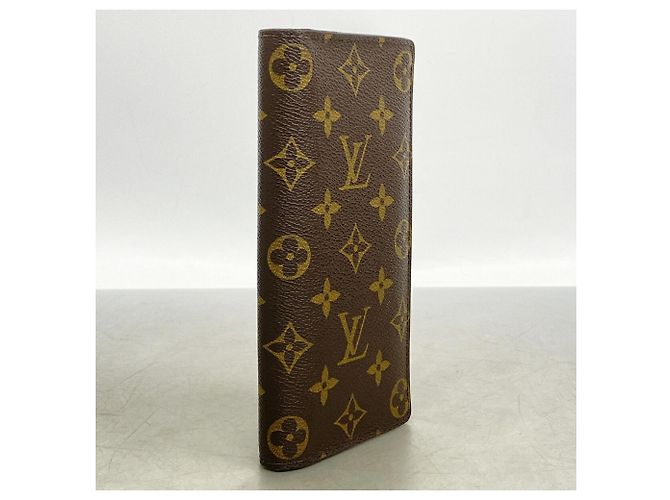 Louis Vuitton Monogram Portefeuille Brazza Long Wallet Marrone - vista 2