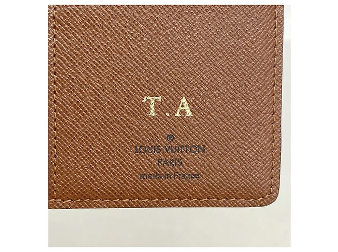 Louis Vuitton Monogram Portefeuille Brazza Long Wallet Marrone - vista 4