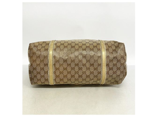 Borsa Tote Gucci GG Crystal Marrone - vista 3