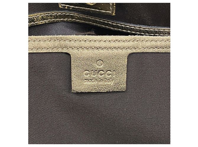 Borsa Tote Gucci GG Crystal Marrone - vista 5