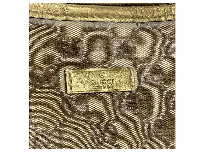 Borsa Tote Gucci GG Crystal Marrone - vista 7