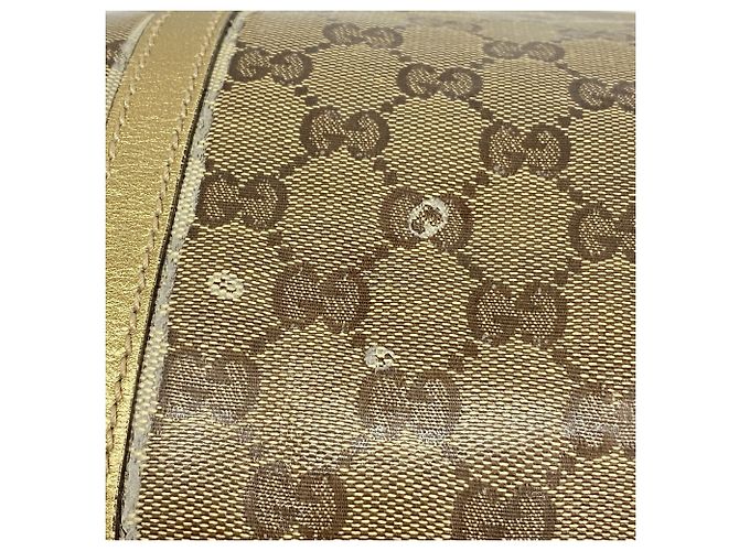 Borsa Tote Gucci GG Crystal Marrone - vista 8