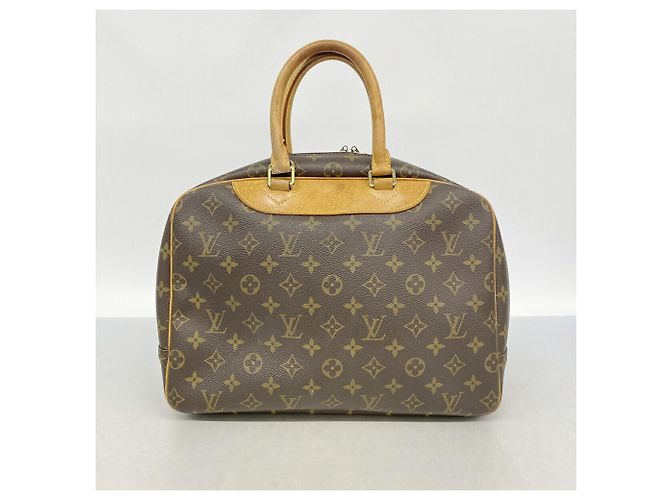 Borsa Louis Vuitton Monogram Deauville Marrone - vista 10