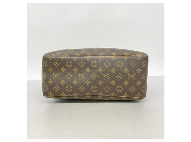 Borsa Louis Vuitton Monogram Deauville Marrone - vista 3