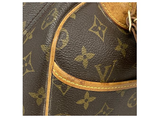 Borsa Louis Vuitton Monogram Deauville Marrone - vista 7