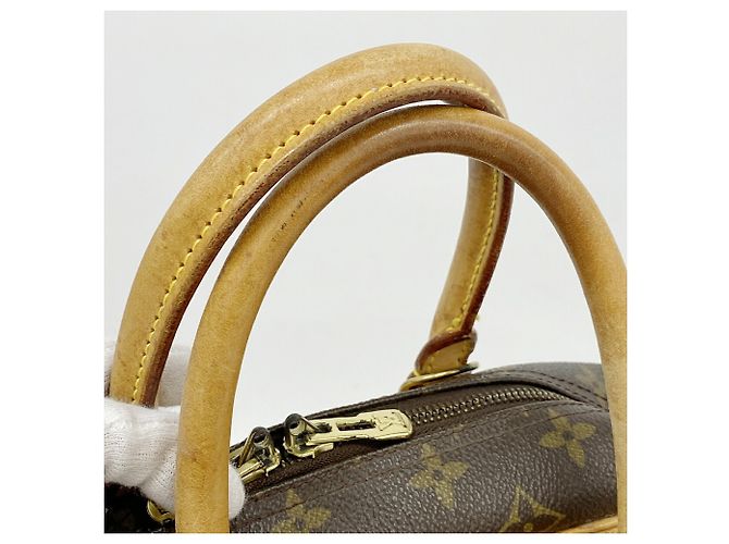 Borsa Louis Vuitton Monogram Deauville Marrone - vista 8