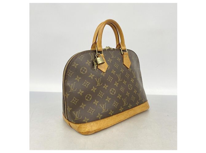 Borsa a mano Louis Vuitton Alma Monogram Marrone - vista 2