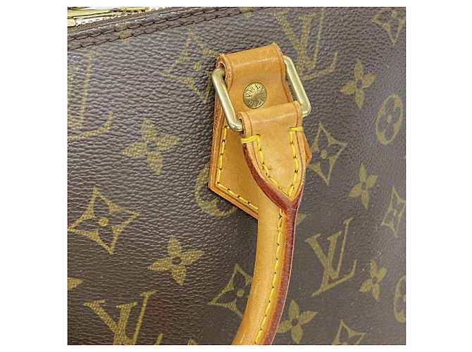 Borsa a mano Louis Vuitton Alma Monogram Marrone - vista 8