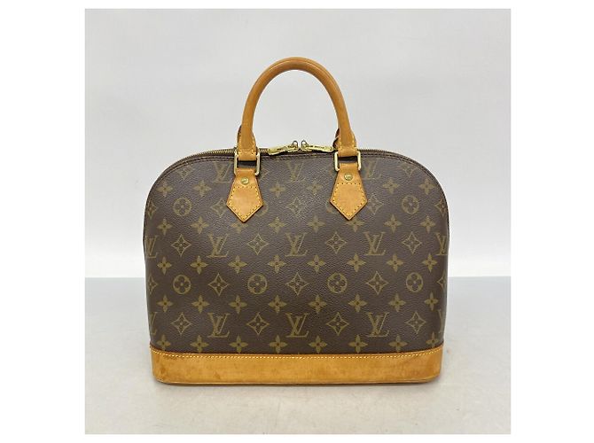 Borsa a mano Louis Vuitton Alma Monogram Marrone - vista 9