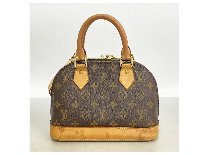 Borsa a mano Louis Vuitton Alma BB Monogram Marrone - vista 10