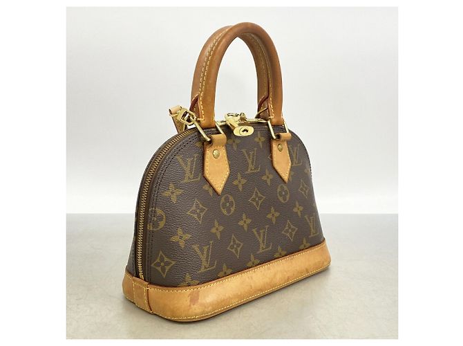 Borsa a mano Louis Vuitton Alma BB Monogram Marrone - vista 2