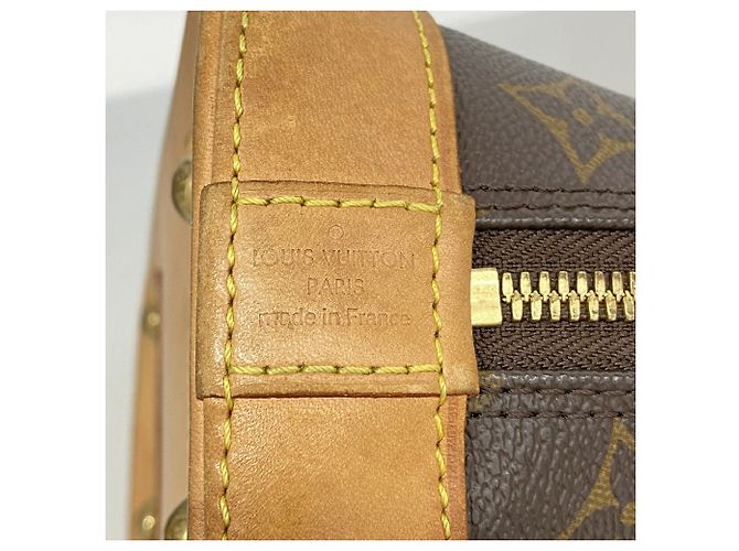 Borsa a mano Louis Vuitton Alma BB Monogram Marrone - vista 5