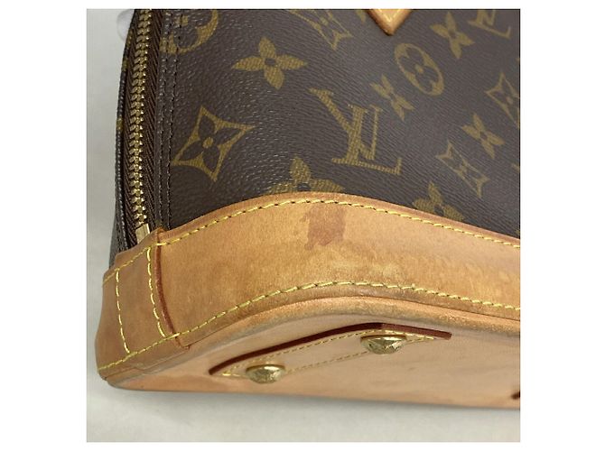 Borsa a mano Louis Vuitton Alma BB Monogram Marrone - vista 6