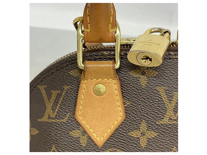 Borsa a mano Louis Vuitton Alma BB Monogram Marrone - vista 7