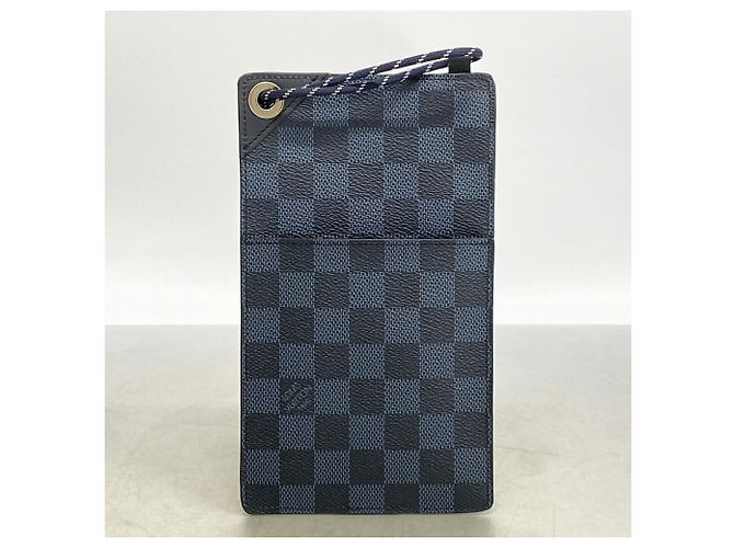 Louis Vuitton Damier Cobalt America's Cup Pochette Nero - vista 10