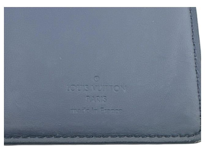 Louis Vuitton M81810 Portefeuille Brazza NM Bi-fold Long Wallet Blu navy - vista 10