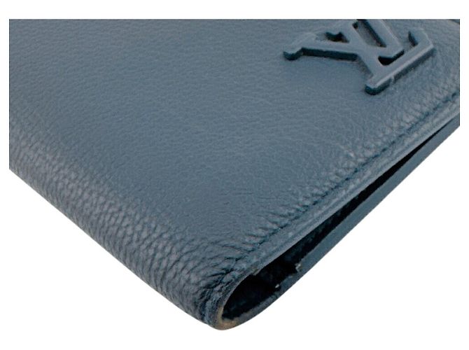 Louis Vuitton M81810 Portefeuille Brazza NM Bi-fold Long Wallet Blu navy - vista 4