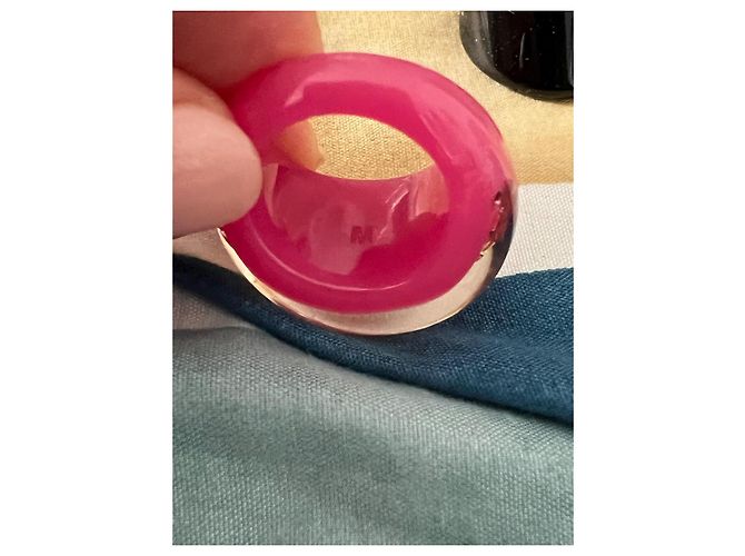 Louis Vuitton Rose Monogram Ring Pink Golden - Ansicht 3