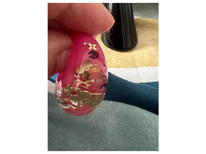 Louis Vuitton Rose Monogram Ring Pink Golden - Ansicht 7