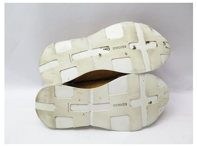 Hermès SNEAKERS HERMES MILES H202241Z 36.5 SCAMOSCIATO MARRONE - vista 14
