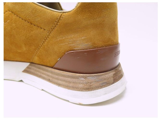 Hermès SNEAKERS HERMES MILES H202241Z 36.5 SCAMOSCIATO MARRONE - vista 17