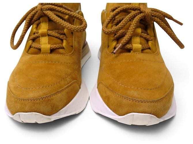 Hermès SNEAKERS HERMES MILES H202241Z 36.5 SCAMOSCIATO MARRONE - vista 4