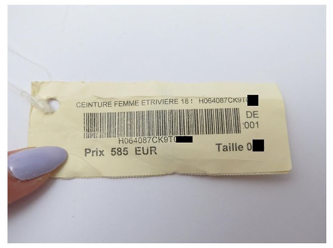 Hermès NEUER HERMES ETRIVIERE GÜRTEL 18MM H064087CK SWIFT LEDER CAPUCINE T95 BELT Rot - Ansicht 12