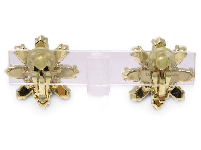 NUOVO SET COLLANA + ORECCHINI DOLCE & GABBANA DAISY FLEURS Bianco - vista 7