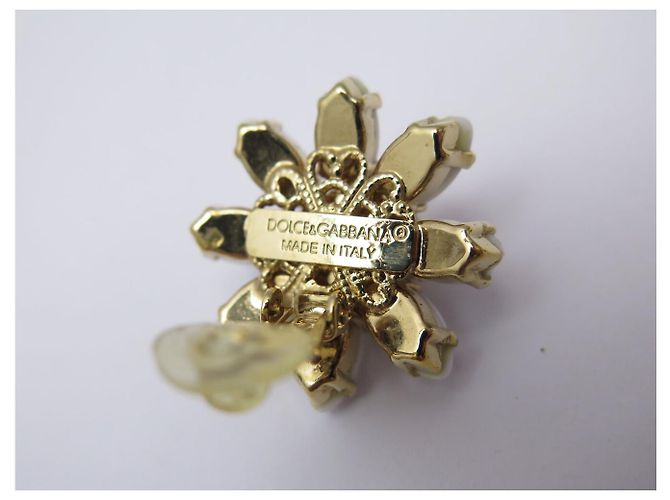 NUOVO SET COLLANA + ORECCHINI DOLCE & GABBANA DAISY FLEURS Bianco - vista 9