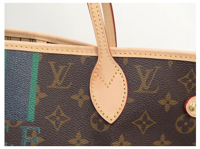 NUOVA BORSA LOUIS VUITTON NEVERFULL MM P01926 MON MONOGRAM TOTE BAG Multicolore - vista 14