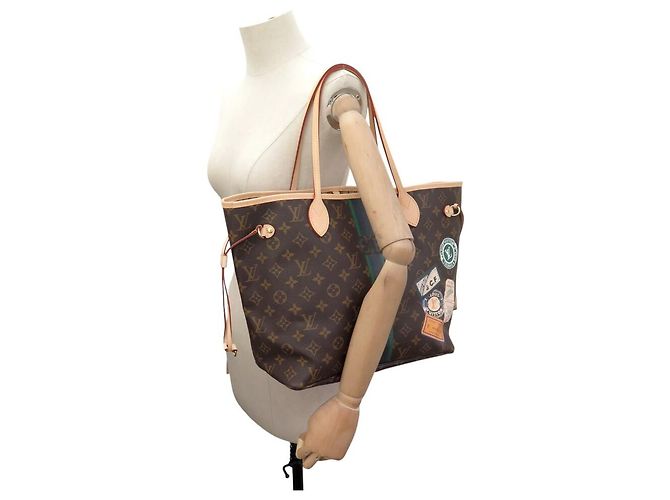 NUOVA BORSA LOUIS VUITTON NEVERFULL MM P01926 MON MONOGRAM TOTE BAG Multicolore - vista 3