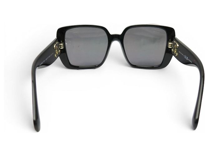 NEUE CHANEL SONNENBRILLE ECKIG 5541 ACETAT SCHWARZ - Ansicht 3