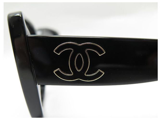 NEUE CHANEL SONNENBRILLE ECKIG 5541 ACETAT SCHWARZ - Ansicht 7