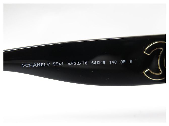 NEUE CHANEL SONNENBRILLE ECKIG 5541 ACETAT SCHWARZ - Ansicht 9