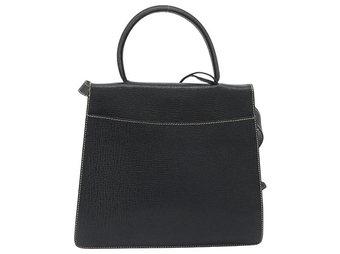 LOEWE Velazquez Hand Bag Leather 2way Black - vista 2