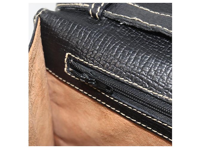 LOEWE Velazquez Hand Bag Leather 2way Black - vista 23