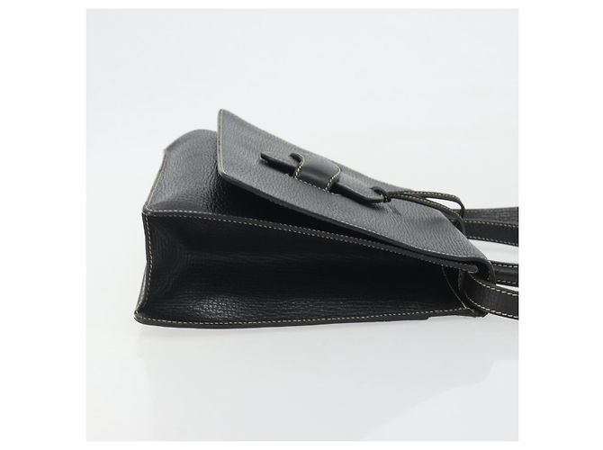 LOEWE Velazquez Hand Bag Leather 2way Black - vista 3