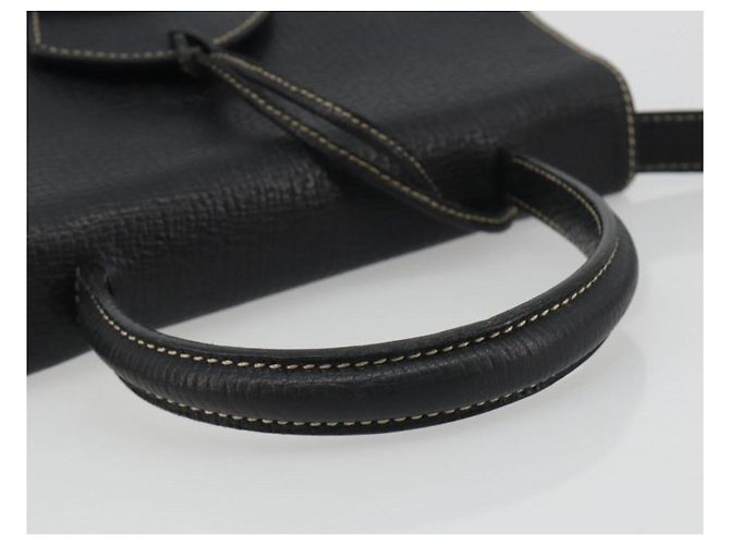 LOEWE Velazquez Hand Bag Leather 2way Black - vista 7